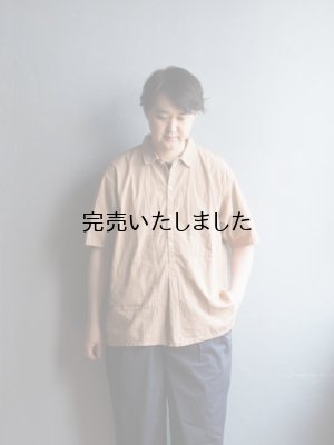 画像1: ENDS and MEANS(エンズアンドミーンズ) Nizza Shirts ダークベージュ