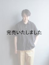 ENDS and MEANS(エンズアンドミーンズ) Nizza Shirts ダークオリーブ