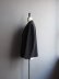 画像2: LAMOND(ラモンド) NO-COLLAR SHARI JACKET-ブラック