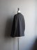 画像4: LAMOND(ラモンド) NO-COLLAR SHARI JACKET-ブラック