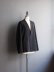 画像5: LAMOND(ラモンド) NO-COLLAR SHARI JACKET-ブラック