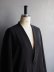 画像7: LAMOND(ラモンド) NO-COLLAR SHARI JACKET-ブラック