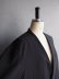 画像8: LAMOND(ラモンド) NO-COLLAR SHARI JACKET-ブラック