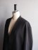 画像10: LAMOND(ラモンド) NO-COLLAR SHARI JACKET-ブラック