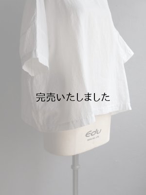 画像8: jujudhau(ズーズーダウ) WIDE SHIRTS-ワイドシャツ- リネンコットンホワイト