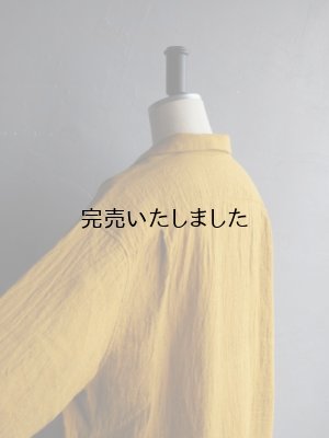 画像21: another 20th century(アナザートゥエンティースセンチュリー) Connery Collar shirts - Linen/Wool サンフラワー