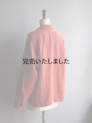 画像19: another 20th century(アナザートゥエンティースセンチュリー) Connery Collar shirts - Linen/Wool カーマイン