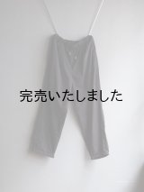 Still By Hand(スティルバイハンド) コットンナイロンミリタリートレーニングパンツ インクブラック