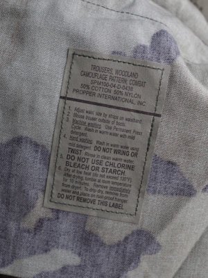 画像20: US ARMY WOODLAND FIEELD TROUSERS (Deadstock)-アメリカ軍デットストックパンツ-