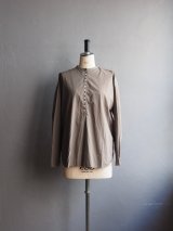 jujudhau(ズーズーダウ) 12BUTTON SHIRTS-12ボタンシャツ-グレージュ