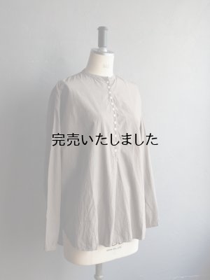 画像6: jujudhau(ズーズーダウ) 12BUTTON SHIRTS-12ボタンシャツ-グレージュ
