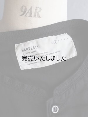 画像21: HARVESTY(ハーベスティ) アトリエシャツ ブラック