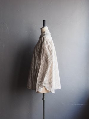 画像5: allinone(オールインワン) FLYING KIWI shirts old check ホワイトチェック