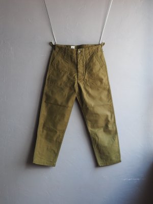 画像1: ARAN(アラン)  FATIGUE-46 BS-ファティーグパンツ46-バックサテン アーミーグリーン