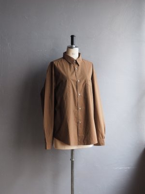 画像8: ENDS and MEANS(エンズアンドミーンズ) Aldous Shirts ピーカンブラウン