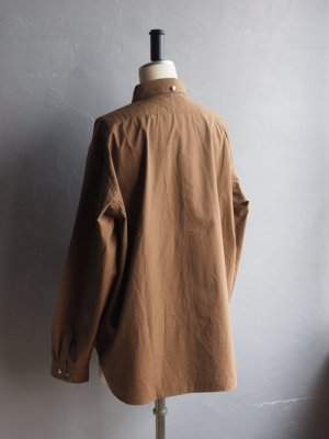 画像17: ENDS and MEANS(エンズアンドミーンズ) Aldous Shirts ピーカンブラウン