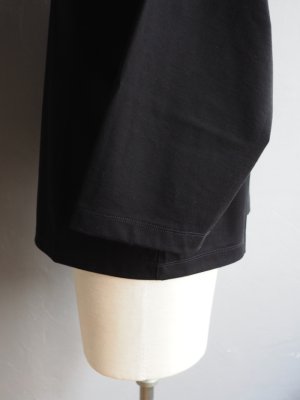 画像12: LAMOND(ラモンド) ORGANIC COTTON FOOTBALL TEE-ブラック