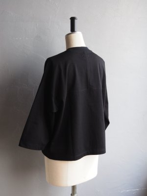 画像14: LAMOND(ラモンド) ORGANIC COTTON FOOTBALL TEE-ブラック