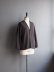 画像5: LAMOND(ラモンド) TWILL TWIST CARDIGAN JACKET-ダークブラウン