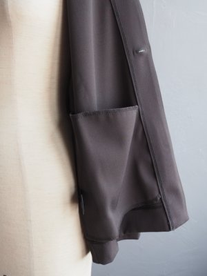 画像19: LAMOND(ラモンド) TWILL TWIST CARDIGAN JACKET-ダークブラウン