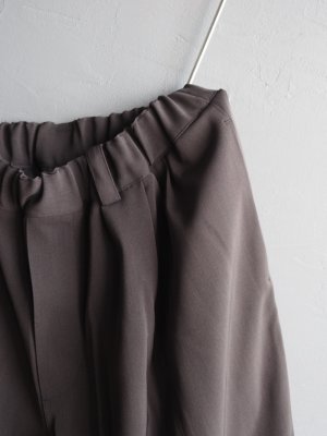 画像5: LAMOND(ラモンド) TWILL TWIST CENTER SEM PANTS-ダークブラウン