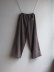 画像8: LAMOND(ラモンド) TWILL TWIST CENTER SEM PANTS-ダークブラウン