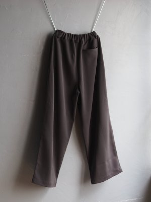 画像9: LAMOND(ラモンド) TWILL TWIST CENTER SEM PANTS-ダークブラウン