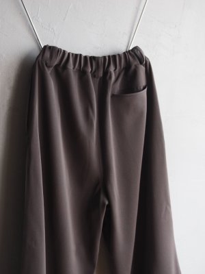画像10: LAMOND(ラモンド) TWILL TWIST CENTER SEM PANTS-ダークブラウン