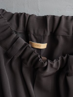 画像13: LAMOND(ラモンド) TWILL TWIST CENTER SEM PANTS-ダークブラウン