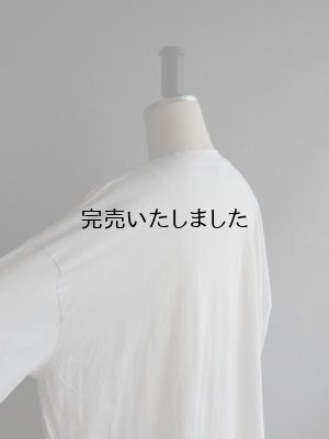 画像18: jujudhau(ズーズーダウ) WIDE RIB-T-ワイドリブTシャツ ホワイト