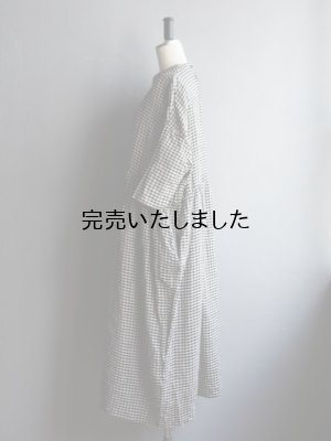 画像2: jujudhau(ズーズーダウ) GATHER DRESS-ギャザードレス- ギンガムチェック