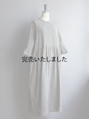 画像5: jujudhau(ズーズーダウ) GATHER DRESS-ギャザードレス- ギンガムチェック