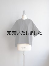 DUI JUJUDHAU(デュイ ズーズーダウ) BOX SHIRTSボックスシャツ- リネンコットンブラック