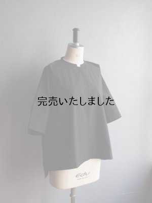 画像6: DUI JUJUDHAU(デュイ ズーズーダウ) BOX SHIRTSボックスシャツ- リネンコットンブラック