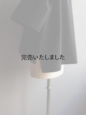 画像17: DUI JUJUDHAU(デュイ ズーズーダウ) BOX SHIRTSボックスシャツ- リネンコットンブラック
