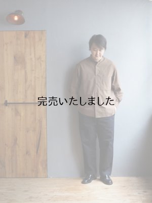 画像25: Still By Hand(スティルバイハンド) ミニカラーコットンシャツ ブラウン