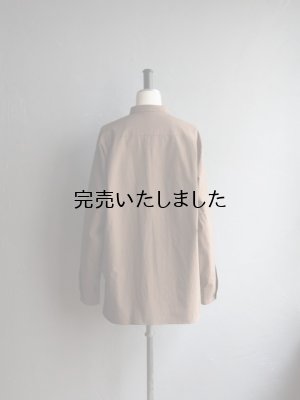 画像9: Still By Hand(スティルバイハンド) ミニカラーコットンシャツ ブラウン