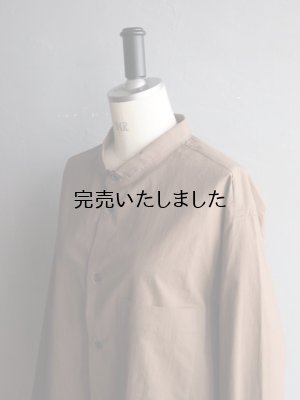 画像15: Still By Hand(スティルバイハンド) ミニカラーコットンシャツ ブラウン