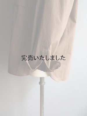 画像18: Still By Hand(スティルバイハンド) ミニカラーコットンシャツ ブラウン