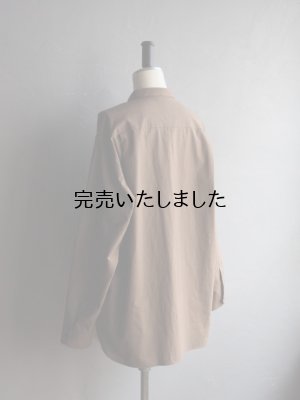 画像20: Still By Hand(スティルバイハンド) ミニカラーコットンシャツ ブラウン