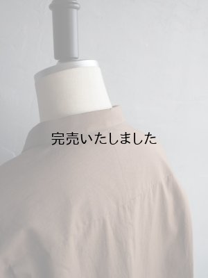 画像22: Still By Hand(スティルバイハンド) ミニカラーコットンシャツ ブラウン