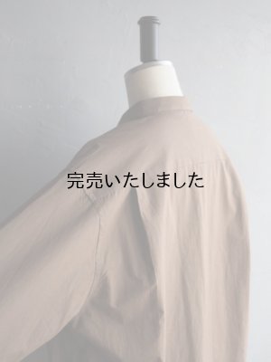 画像23: Still By Hand(スティルバイハンド) ミニカラーコットンシャツ ブラウン