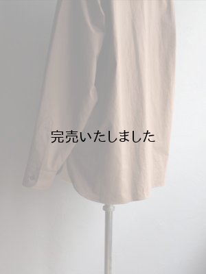 画像24: Still By Hand(スティルバイハンド) ミニカラーコットンシャツ ブラウン