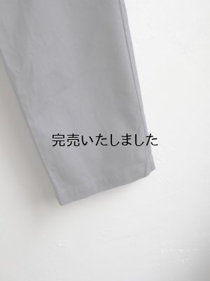 画像13: Still By Hand(スティルバイハンド) コットンダックワイドテーパードパンツ ブラックネイビー