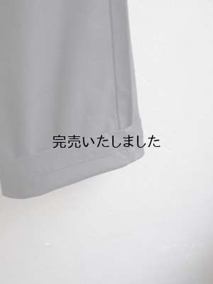 画像14: Still By Hand(スティルバイハンド) コットンダックワイドテーパードパンツ ブラックネイビー