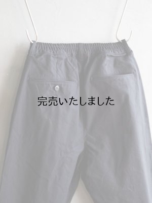 画像17: Still By Hand(スティルバイハンド) コットンダックワイドテーパードパンツ ブラックネイビー