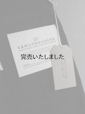 画像23: ENDS and MEANS(エンズアンドミーンズ) 5Pockets Denim Black