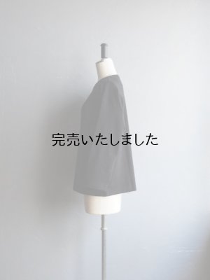 画像5: Gicipi(ジチピ) PINGUINO - クルーネックリラックスフィット 9分袖カットソー(メンズ)-ブラック