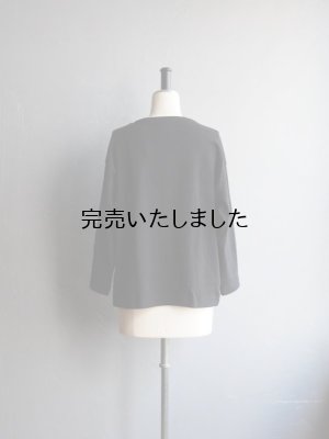 画像6: Gicipi(ジチピ) PINGUINO - クルーネックリラックスフィット 9分袖カットソー(メンズ)-ブラック