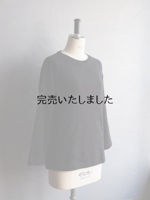 画像9: Gicipi(ジチピ) PINGUINO - クルーネックリラックスフィット 9分袖カットソー(メンズ)-ブラック